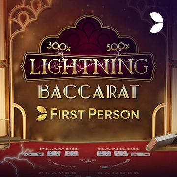 First Person Lightning Baccarat - TURBOBET168